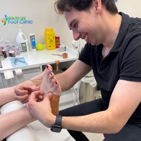 Adelaide Podiatrist, Nick Bourlotos, Using Strapping