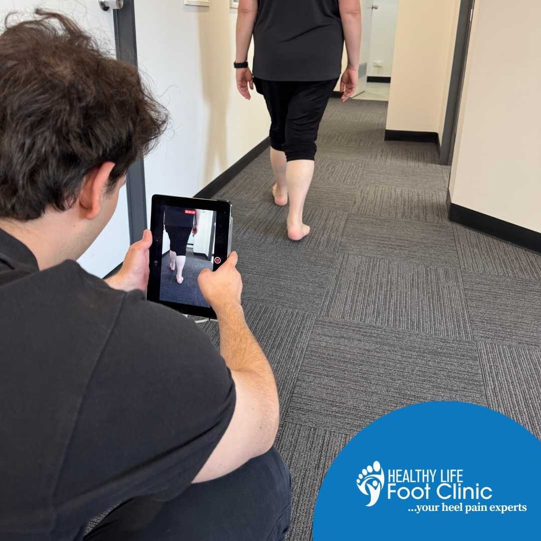 Adelaide Podiatrist, Nick Bourlotos, Performing Gait Analysis