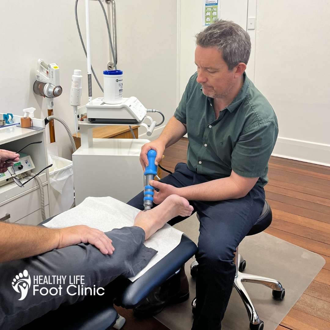 Adelaide Podiatrist, Joel Urban, Using Shock Wave Therapy