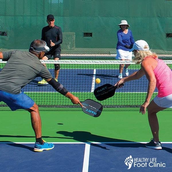 Image of people playing pickleball
